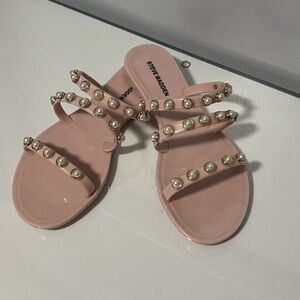 Steve Madden Pink Studded Sandals